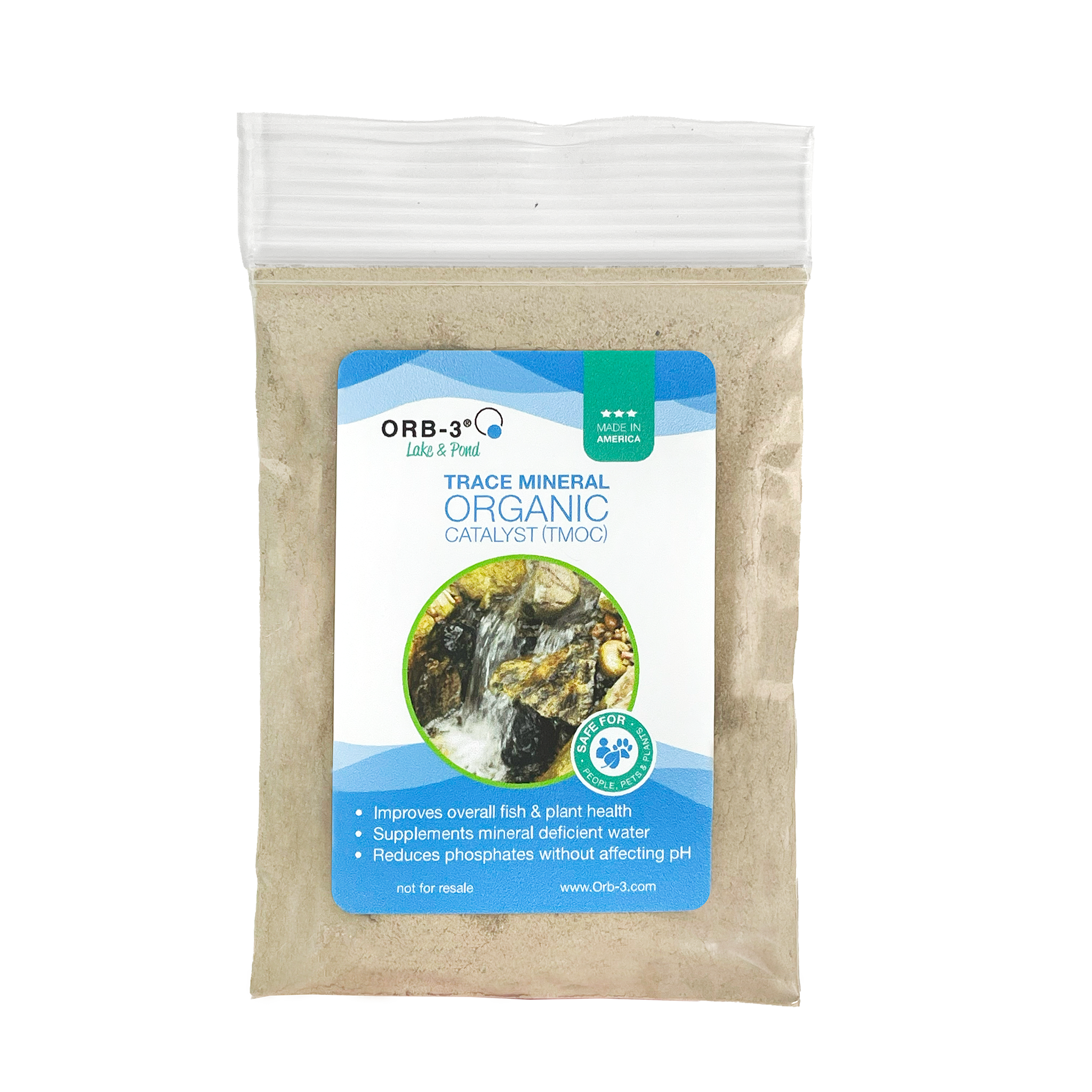 Small bag of Orb-3 Trace Mineral Organic Catalyst
