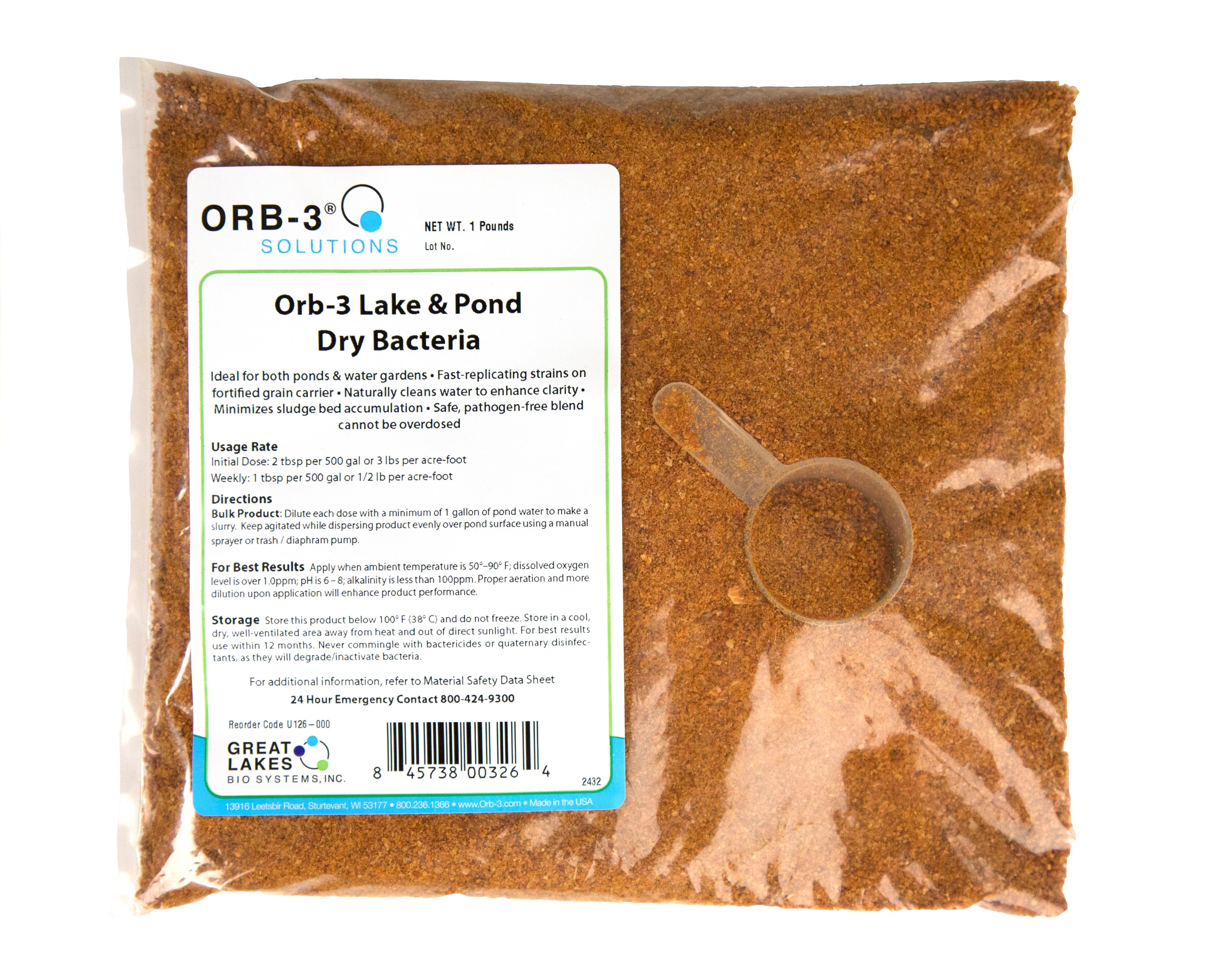 Orb-3 Lake & Pond Dry Bacteria