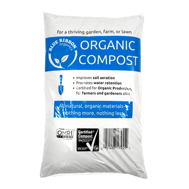 Blue Ribbon Organic Compost, OMRI Certified, 35-pound bag 051497174552 B497-000-35B