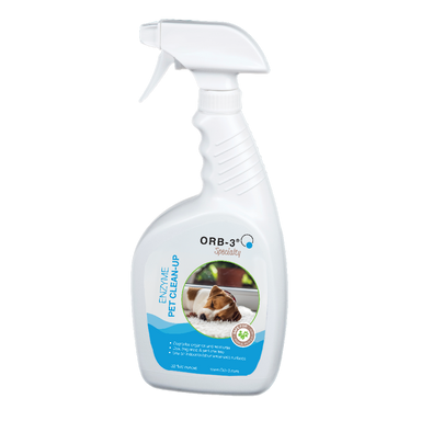 Orb-3 Enzyme Pet Cleaner Urine Stain Spray