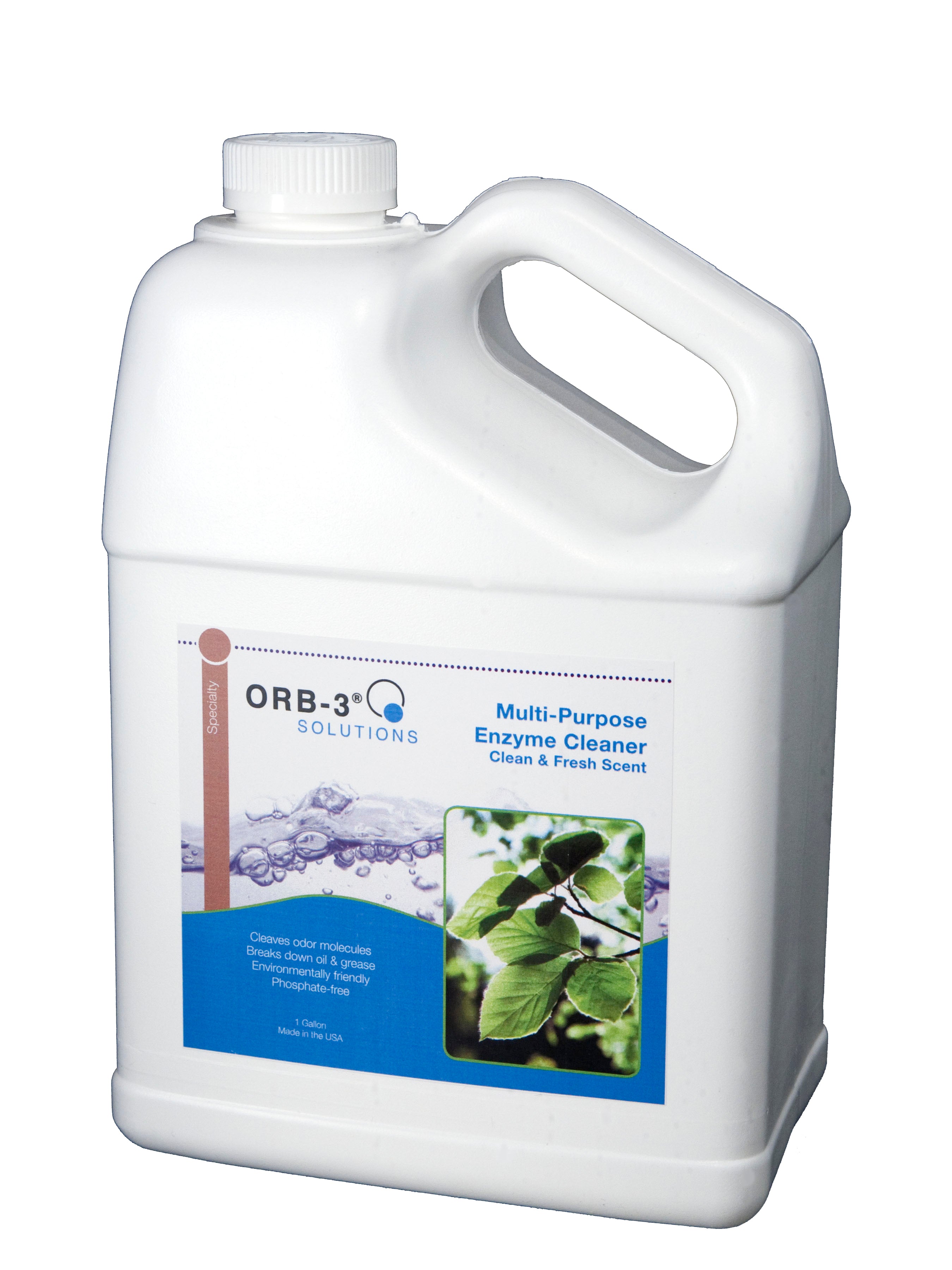 Orb-3 Multi Purpose Enzyme Cleaner 1 Gallon Clean and Fresh Scent