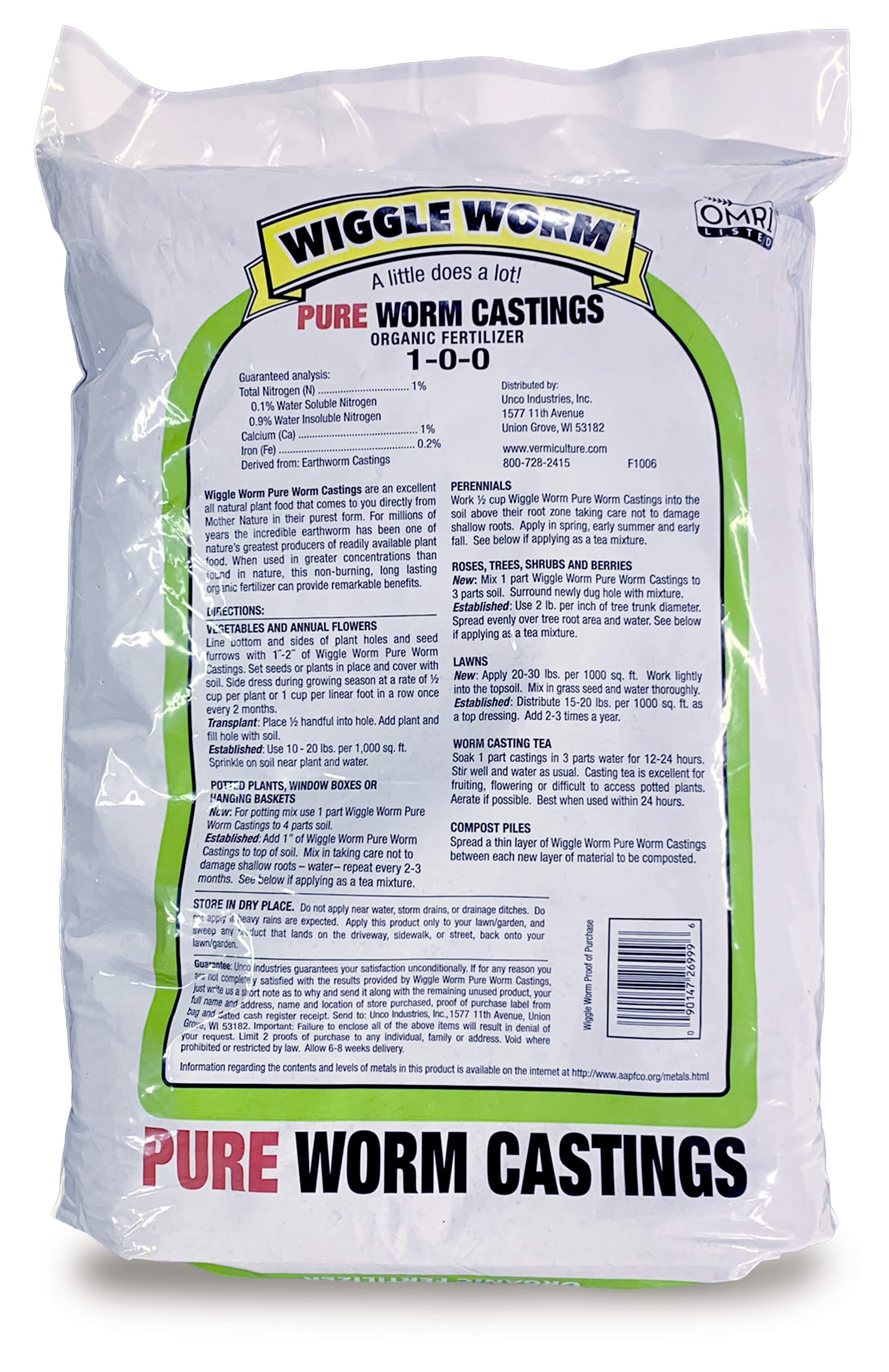 Wiggle Worm Earthworm Castings