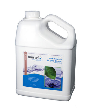 Gallon of Orb-3 Multi-Purpose Enzyme Cleaner Concentrate Unscented