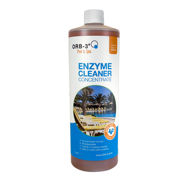 Orb-3 Enzyme Cleaner Concentrate bottle on a white background
