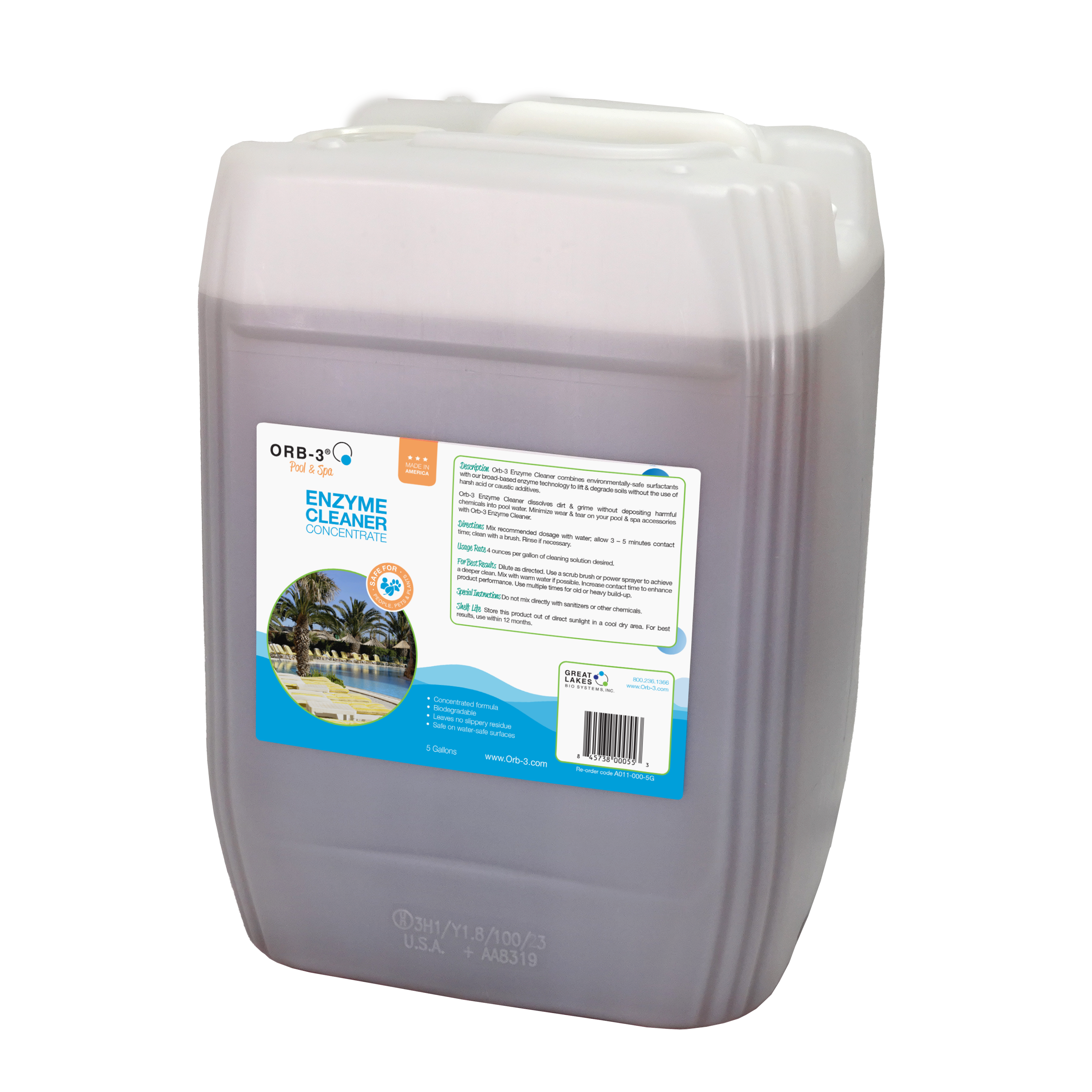 Orb-3 Pool & Spa Enzyme Cleaner