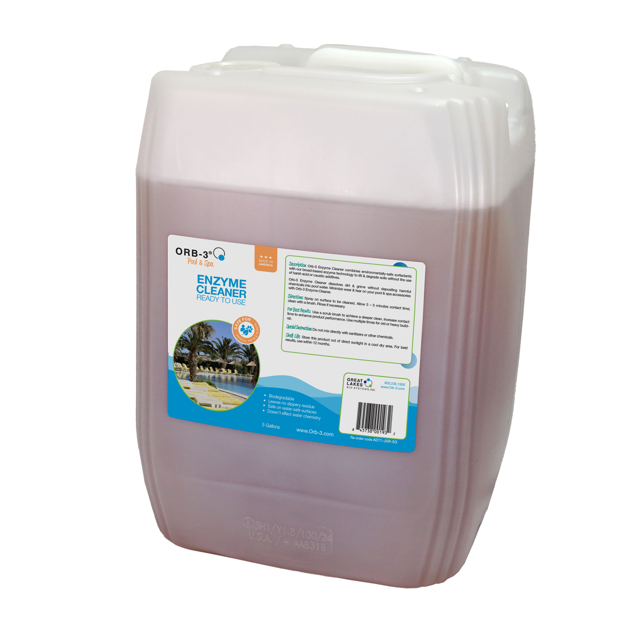 Orb-3 Pool & Spa Enzyme Cleaner