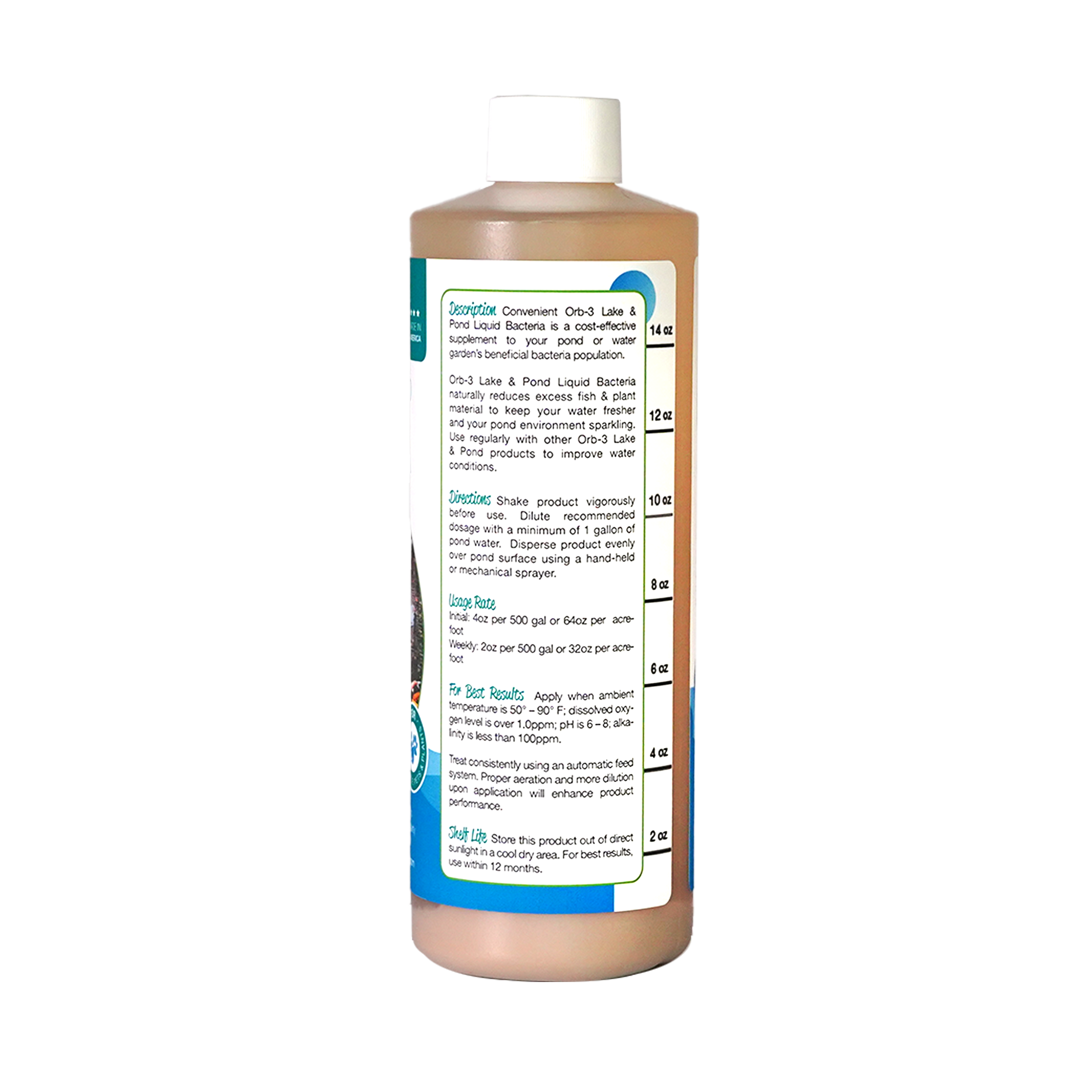Orb-3 Lake & Pond Liquid Bacteria