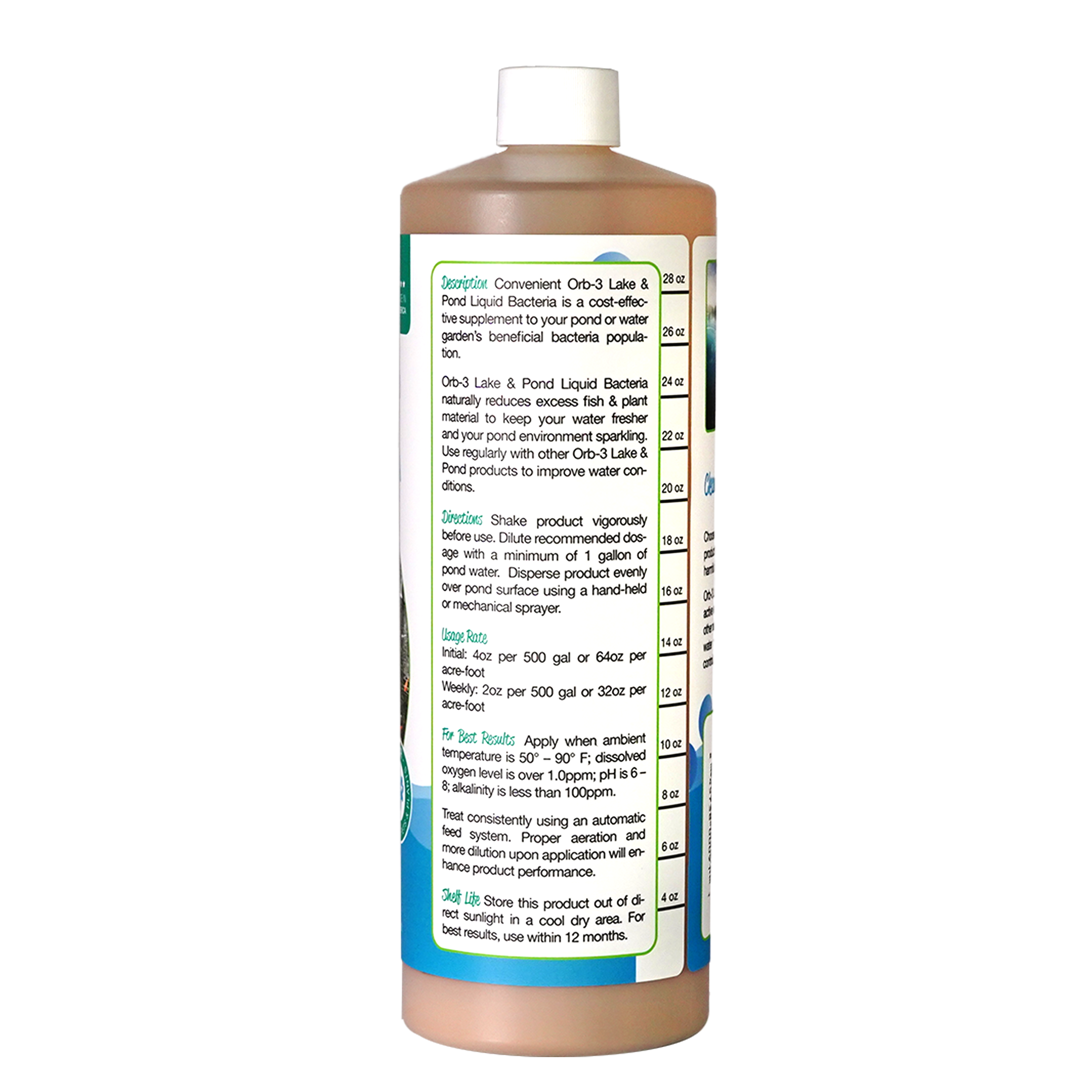 Orb-3 Lake & Pond Liquid Bacteria