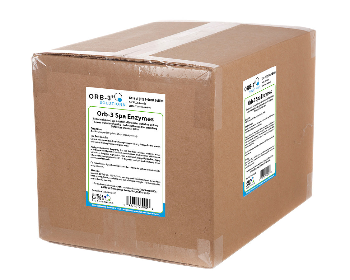Box of Orb-3 Spa Enzymes