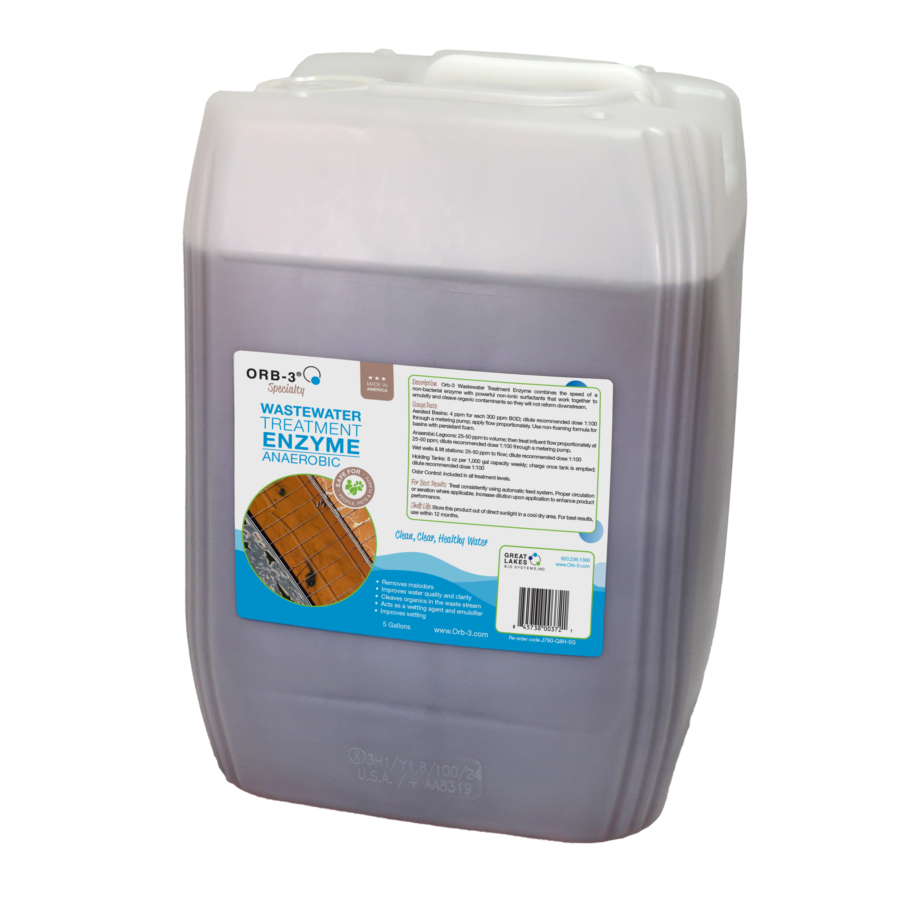 Orb-3 Wastewater Treatment Enzyme