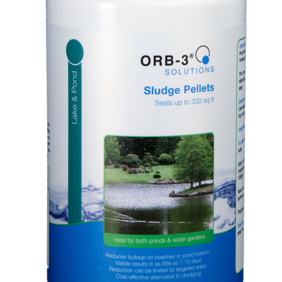 Orb3 Sludge Pellets minimize pond muck — Great Lakes Bio Systems