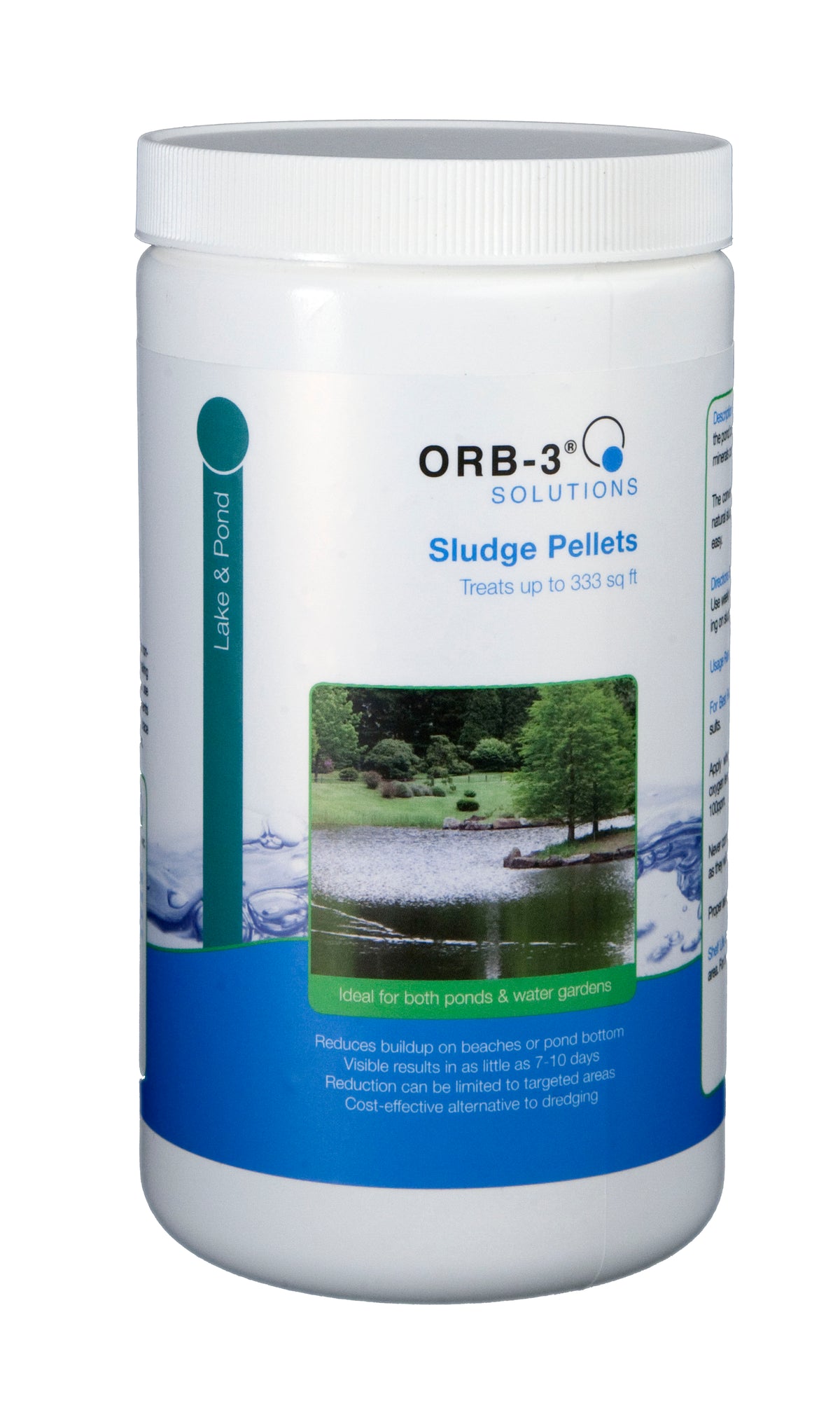 Orb3 Sludge Pellets minimize pond muck — Great Lakes Bio Systems