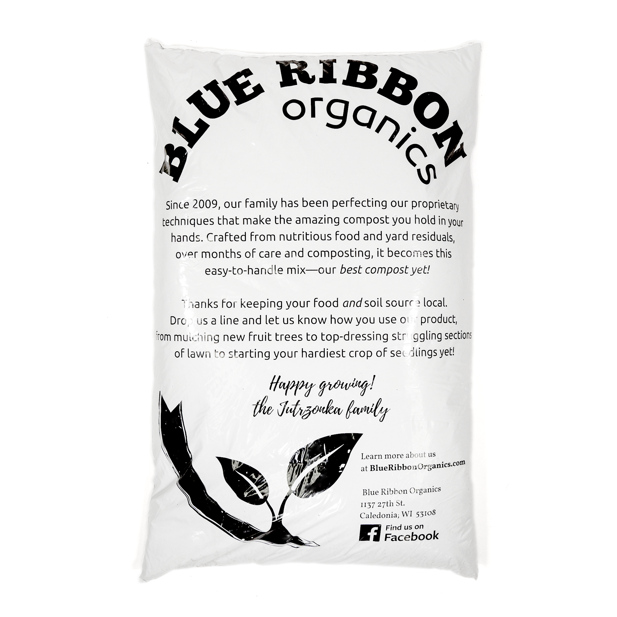 Blue Ribbon Organic Compost, OMRI Certified, 35-pound bag 051497174552 B497-000-35B