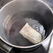 Ednberry elderberry brewing tea bag in boiling water