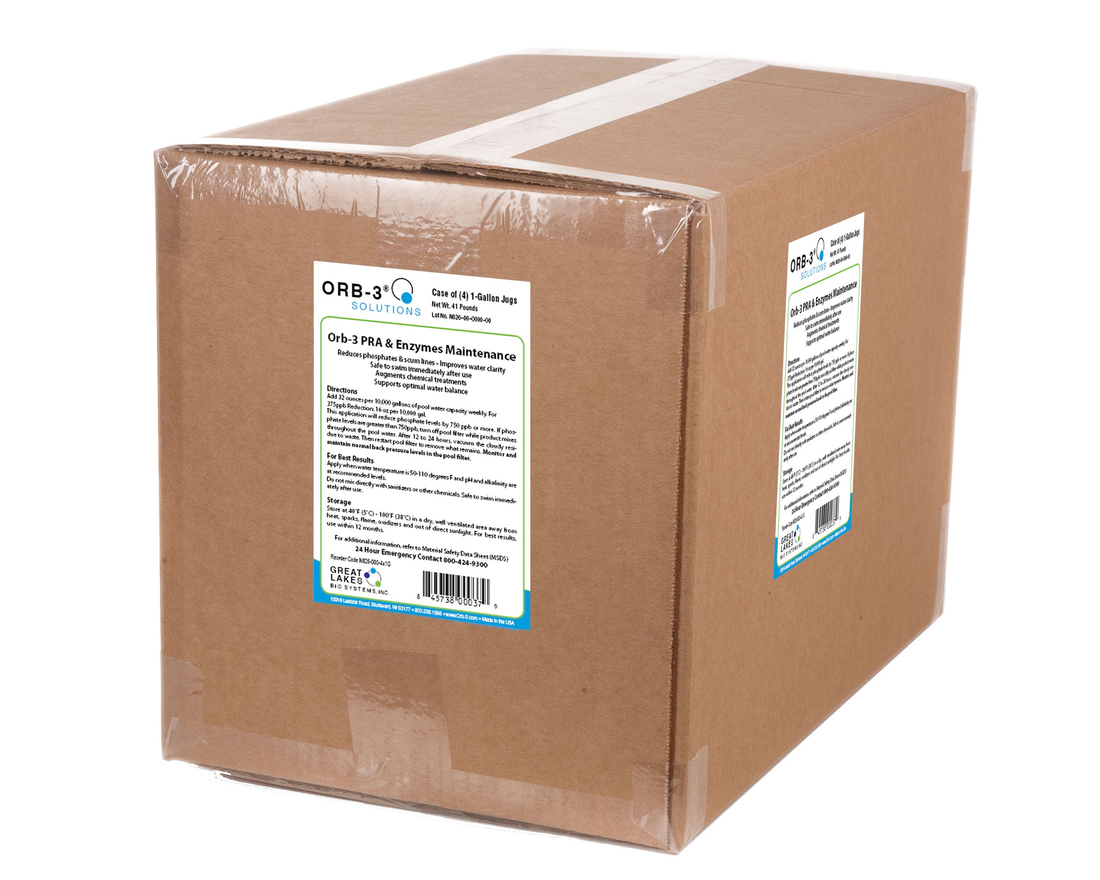 Orb-3 PRA Enzymes Maintenance in Case of 4 Gallons