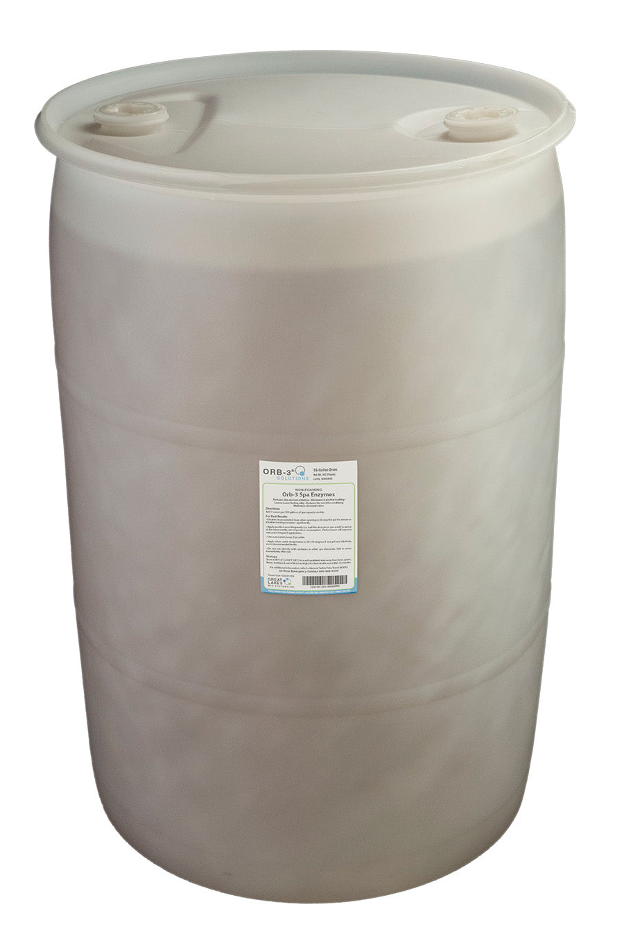 55 gallons of Orb-3 Spa Enzymes Non-Foaming Y240-001-55G