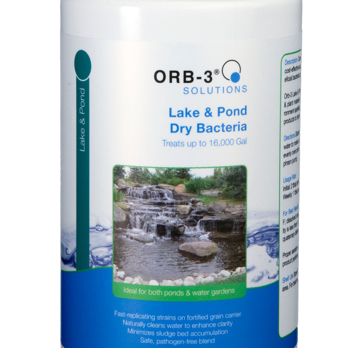 Orb3 Lake & Pond Dry Bacteria — Great Lakes Bio Systems